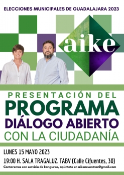 AIKE presentará su programa en el Buero Vallejo el 15 de mayo