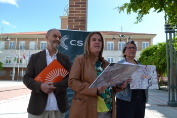 Las candidatas de Ciudadanos de Cabanillas y Alovera presentan el compromiso conjunto de pedir a Adif una parada de cercanías
