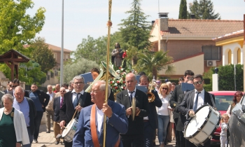 Los agricultores de Cabanillas festejaron San Isidro, en su año más difícil 