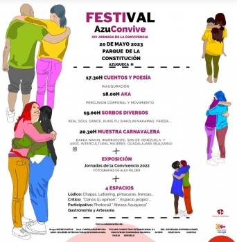 Este sábado, el parque de La Constitución acoge el Festival AzuConvive