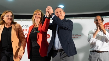 Page respalda la candidatura de Tello en Alovera: “tiene abiertas las puertas de la Diputación y la Junta”