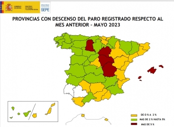 Guadalajara es la segunda provincia a nivel nacional donde más bajó el paro en mayo