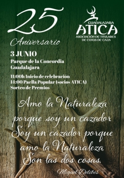 ATICA Guadalajara celebra su 25 aniversario este sábado en el parque de La Concordia 