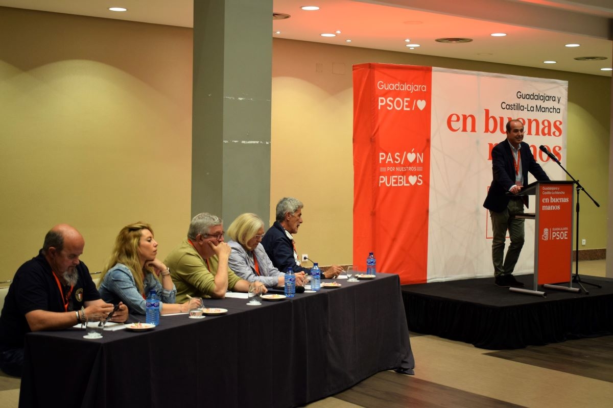 El Comitñe Provincial celebrado ayer miércoles aprobó las candidaturas por aclamación//Imagen: PSOE Guadalajara.