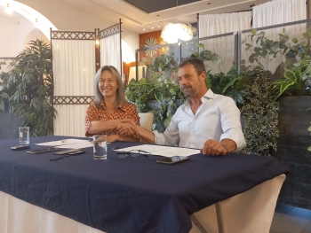 Guarinos y Toquero aseguran que el pacto de gobierno en la capital ofrece "estabilidad" y "futuro"