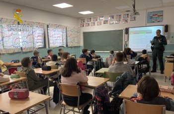 La Guardia Civil ha impartido 679 charlas en los centros educativos de la provincia en el curso escolar 2022/2023 