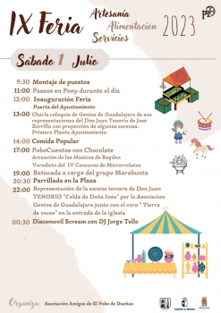 El Pobo de Dueñas celebra este sábado su IX Feria de Artesanía, Servicios y Alimentación