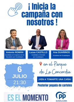 El PP inicia la campaña electoral este jueves en el parque de La Concordia con un acto abierto a la ciudadanía