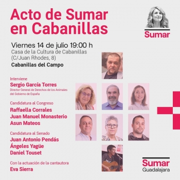 Agenda electoral de Sumar Guadalajara