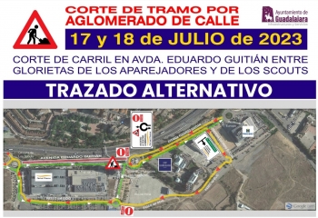 Hoy se corta el tráfico en la Avenida Eduardo Guitián