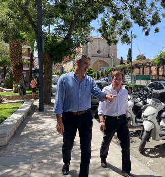 El alcalde de Madrid, José Luis Martínez Almeida, visita Guadalajara y pide el voto para "derogar el sanchismo"