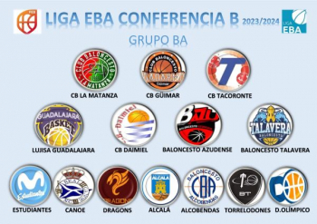 Lujisa Guadalajara y Baloncesto Azudense, encuadrados en la conferencia B de la Liga EBA
