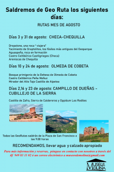 Vuelven las georutas del museo comarcal de Molina