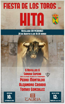 Novillada en Hita por motivo de sus fiestas de agosto