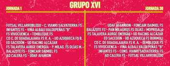 Ciudad de Guadalajara FS, UD Azuqueca FS y ED Sacedón ya conocen su camino en Tercera División
