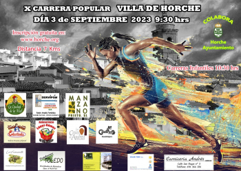 Abierto el plazo de inscripción para la X Carrera Popular Villa de Horche