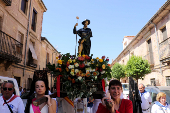 San Roque vuelve a su renovado parque en el día del Patrón de Sigüenza