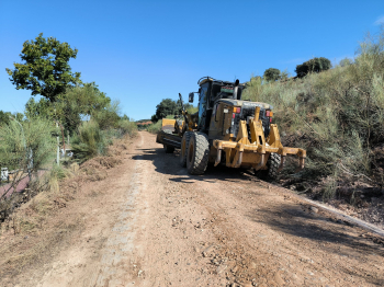 Arrancan los trabajos para arreglar el Camino de la Dehesa de Cabanillas del Campo y otros tramos en regadíos