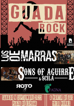 El rock toma el mando en la Plaza de España esta noche con 'GuadaRock 2023'