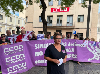 Concentración en Guadalajara contra la violencia machista