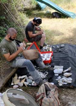 Nuevos hallazgos paleolíticos en el Abrigo de La Malia en Tamajón