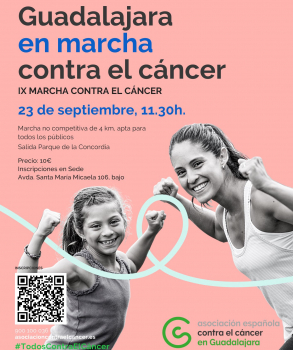 La AECC celebra la novena edición de la carrera ‘En Marcha contra el cáncer’ en Guadalajara 
