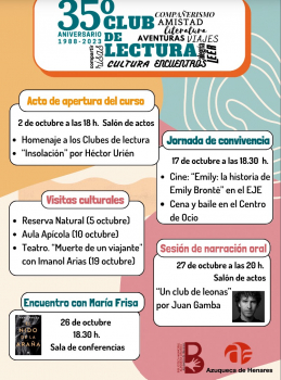 Los Clubes de Lectura de la Biblioteca Municipal cumplen 35 años