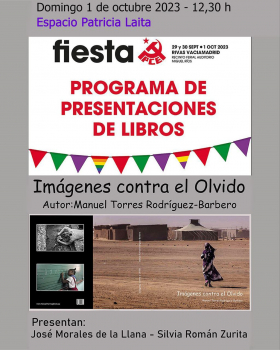 El fotógrafo guadalajareño Manuel Torres presenta su obra "Imágenes contra el Olvido" en la Fiesta del PCE en Rivas de Vaciamadrid
