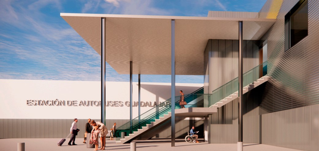 Imagen del proyecto de remodelación de la Estación de Autobuses.