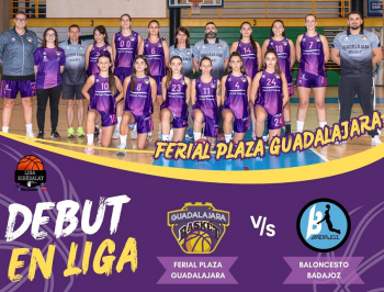 El Ferial Plaza Guadalajara inicia este sábado su camino en la Liga RibéSalat