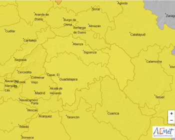 El temporal de viento deja 44 avisos en Guadalajara, principalmente por obstáculos en la calzada