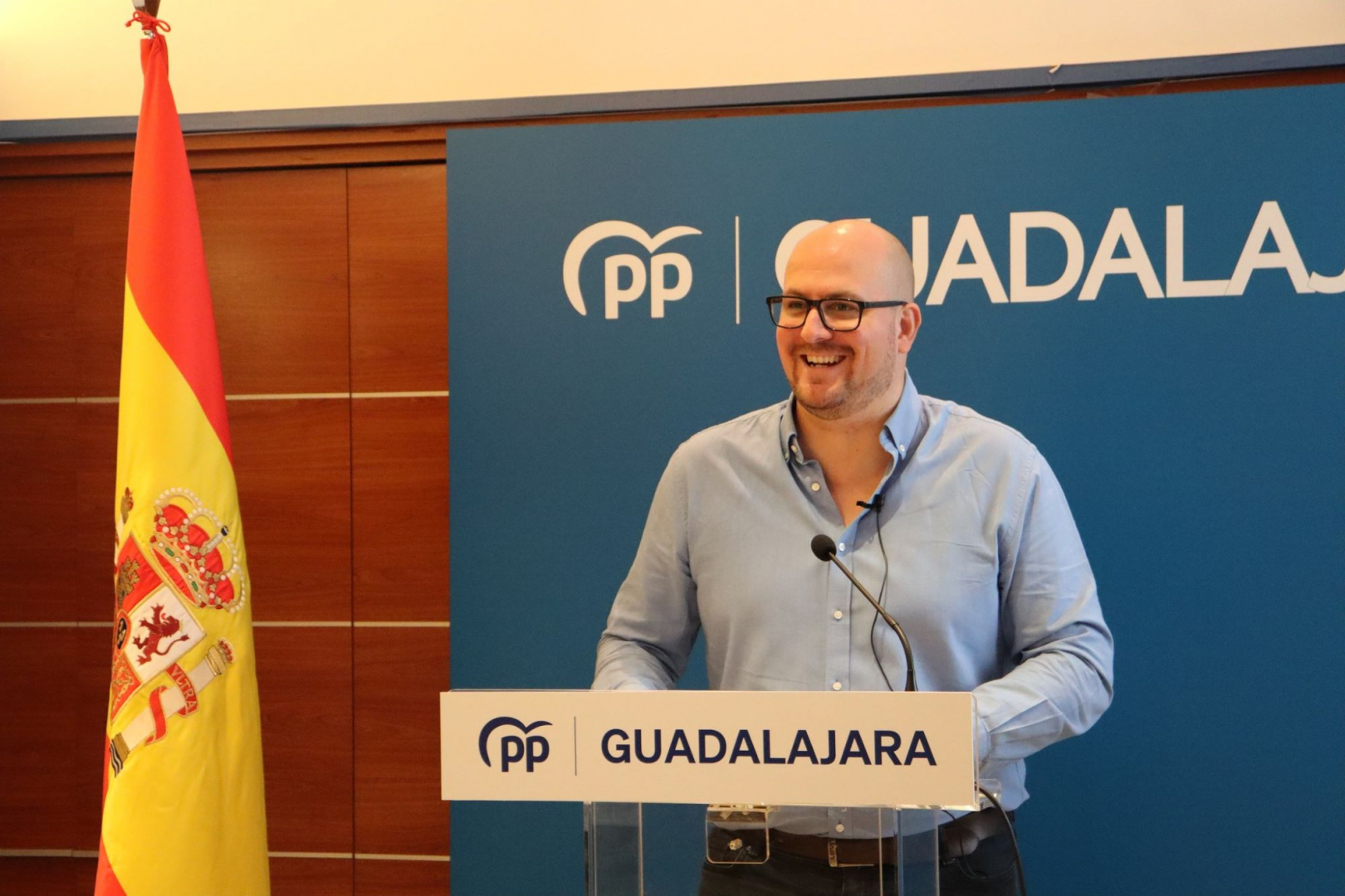 Lucas Castillo, presidente provincial del Partido Popular//Imagen: PP Guadalajara.