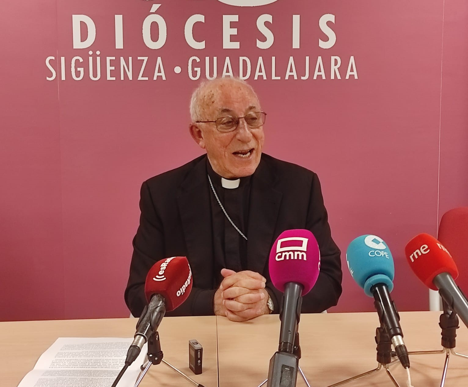 Atilano Rodríguez, administrador apostólico de la Diócesis de Sigüenza-Guadalajara//Imagen: Obispado.