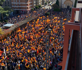Multitudinaria respuesta de los guadalajareños a la llamada del PP contra la amnistía