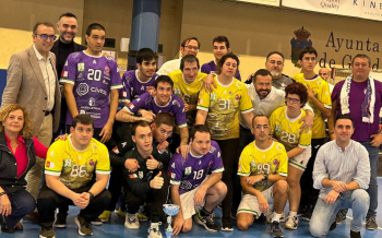 El delegado de la Junta asiste al Torneo Nacional de Balonmano inclusivo, “donde el Balonmano Guadalajara es todo un referente”