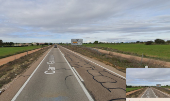 Siete heridos en un atropello y colisión en cadena en la N-320 a la altura de Horche