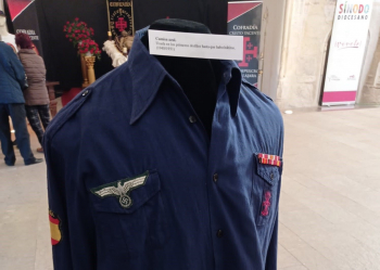 IU y el Foro por la Memoria denuncian la exhibición de simbolgía nazi en una exposición 'religiosa' en la iglesia del Fuerte 