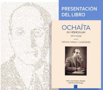 Este jueves se presenta en el Centro San José el libro “Ochaíta in memoriam”