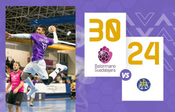 El Balonmano Guadalajara regresa a la senda del triunfo y mantiene el liderato 