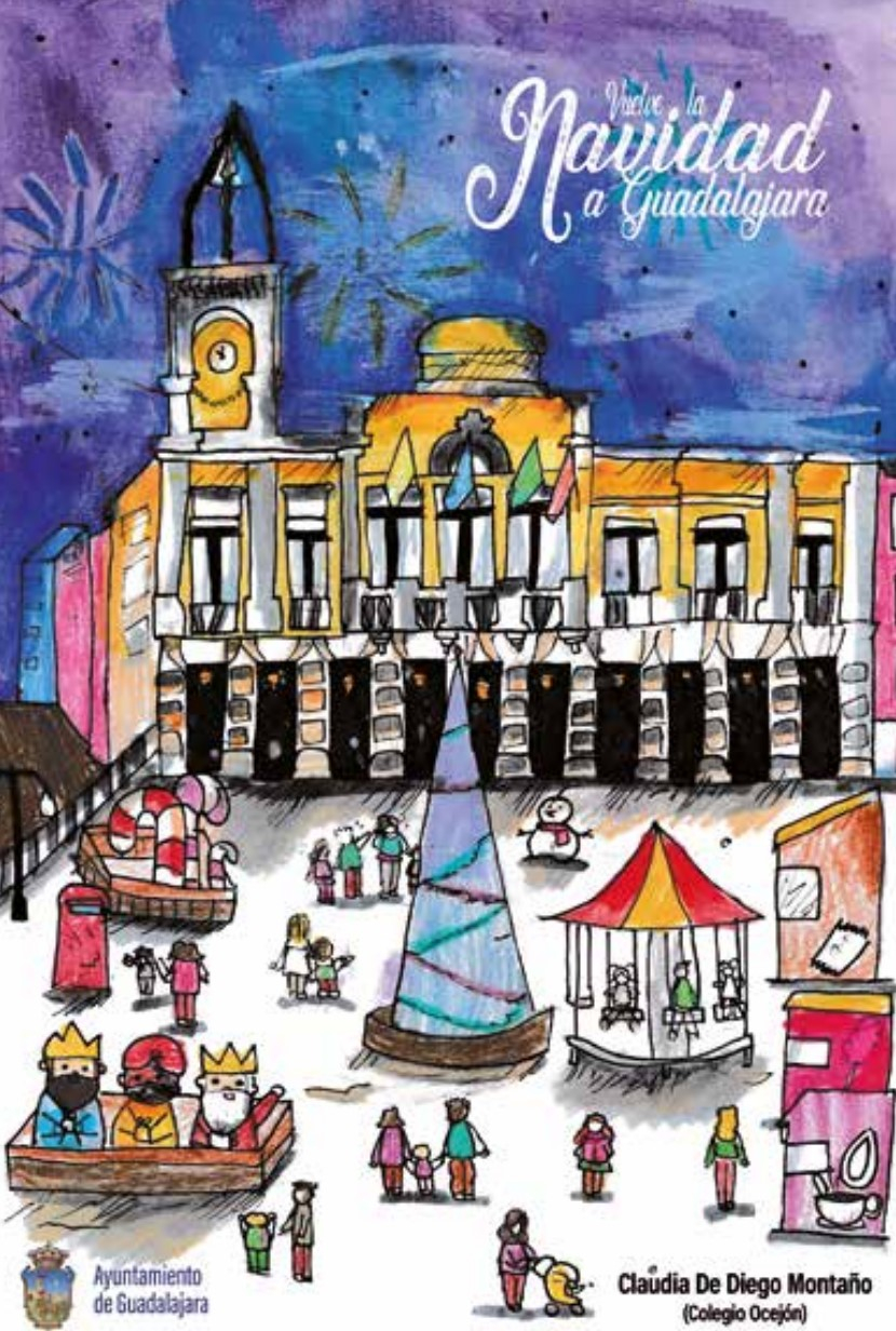 Foto: Cartel del programa 'Vuelve la Navidad', realizado por Claudia de Diego Montaño
