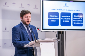 La Junta aprueba la construcción de una planta de reciclaje de alumnio en Torija