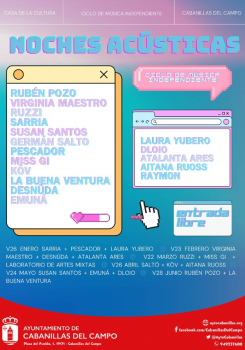 Vuelven las Noches Acústicas de Cabanillas, en su cuarta edición