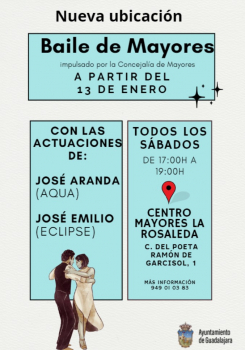 Vuelven los bailes de mayores, con cambio de ubicación, serán en el Centro de Mayores de la Rosaleda