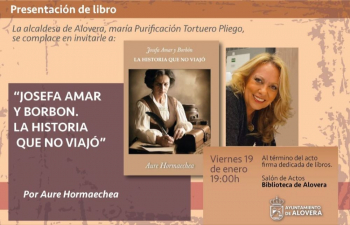 Aure Hormaechea presenta en Alovera su nuevo libro “La historia que no viajó”