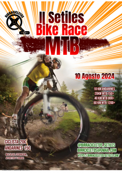 La MTB ‘Setiles Bike Race’ se anunciará con un cartel diseñado por Pablo del Moral,
