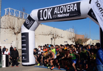 600 corredores participaron en la edición 25 de la Carrera Popular de Alovera