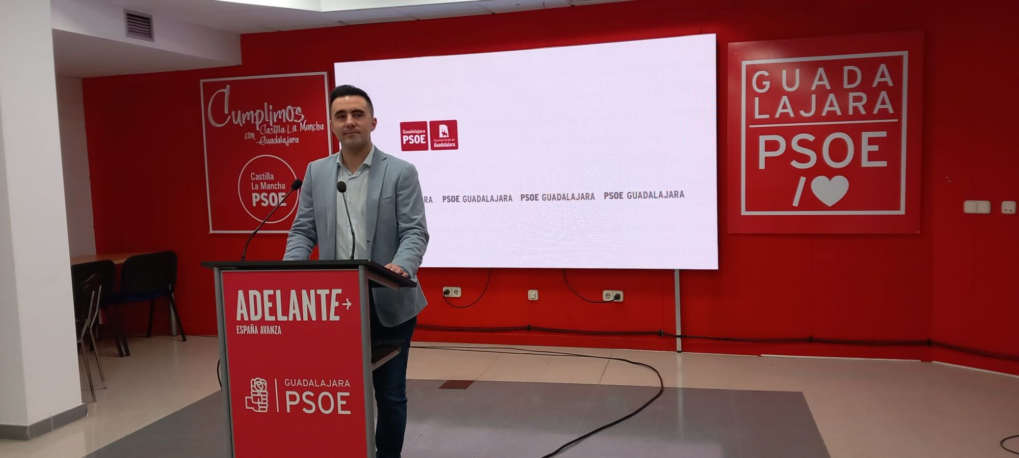 Juan Flores, concejal del PSOE en el Ayuntamiento de Guadalajara.