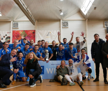 Valdeluz ejerció de anfitriona en la final del Campeonato de Europa de Fútbol Sala para Personas Sordas