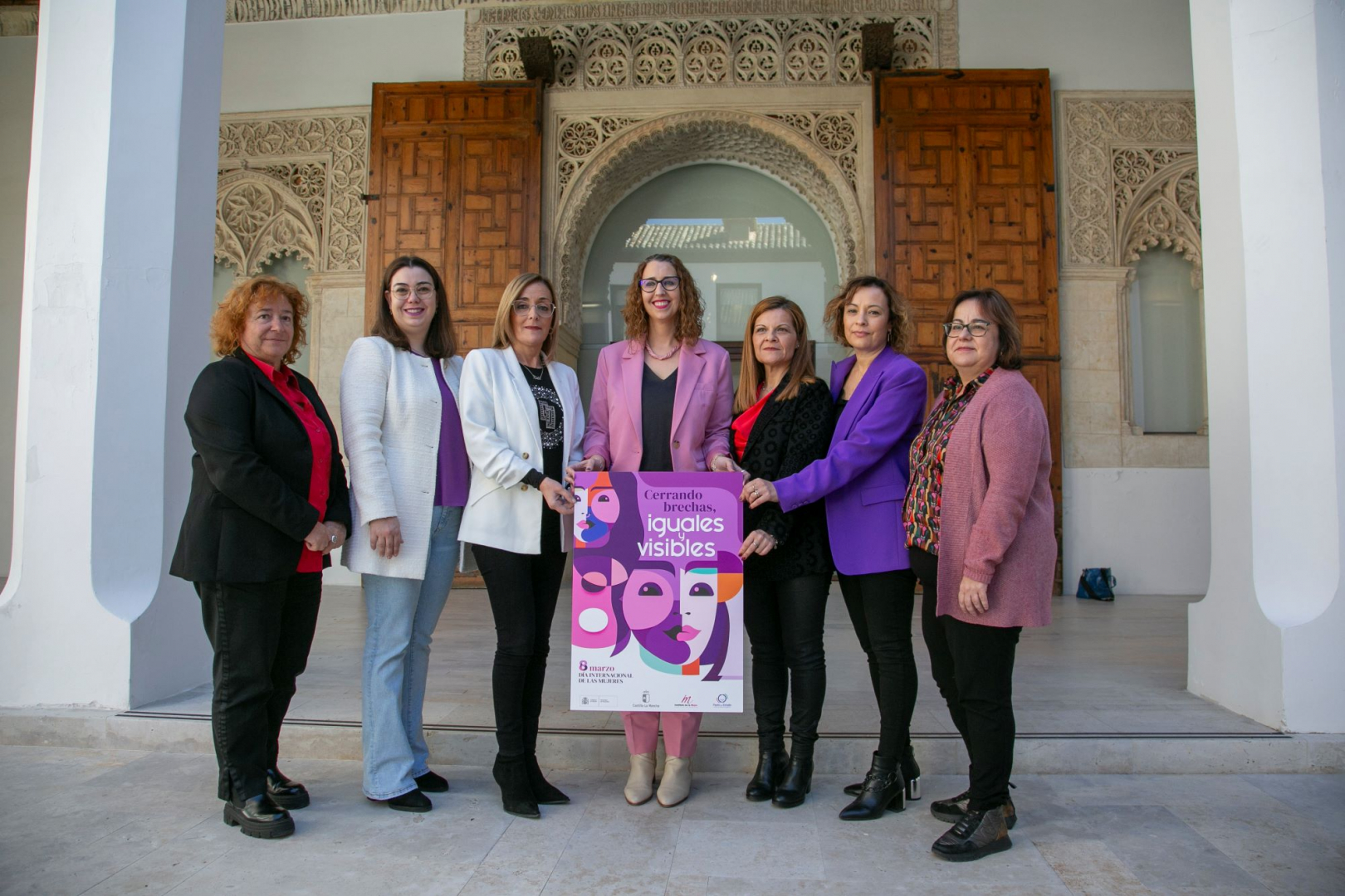 La campaña del 8M se ha presentado hoy martes en el Palacio de Fuensalida de Toledo//Imagen: JCCM