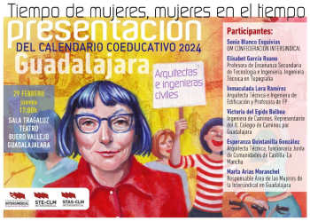 Las arquitectas e ingenieras civiles protagonizan el Calendario Mujer 2024 de STE-CLM